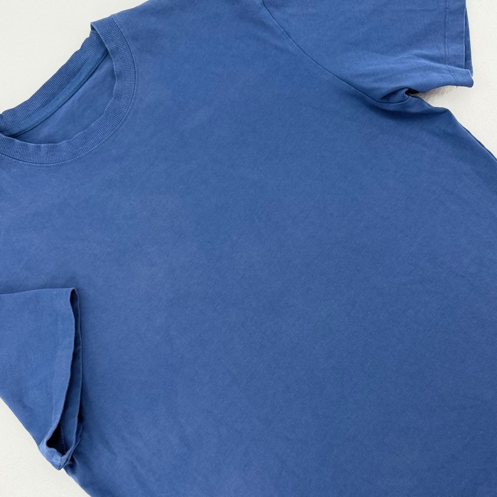 Lululemon Fundamental T-Shirt Mens L Blue Short Sleeve Classic Excellent
